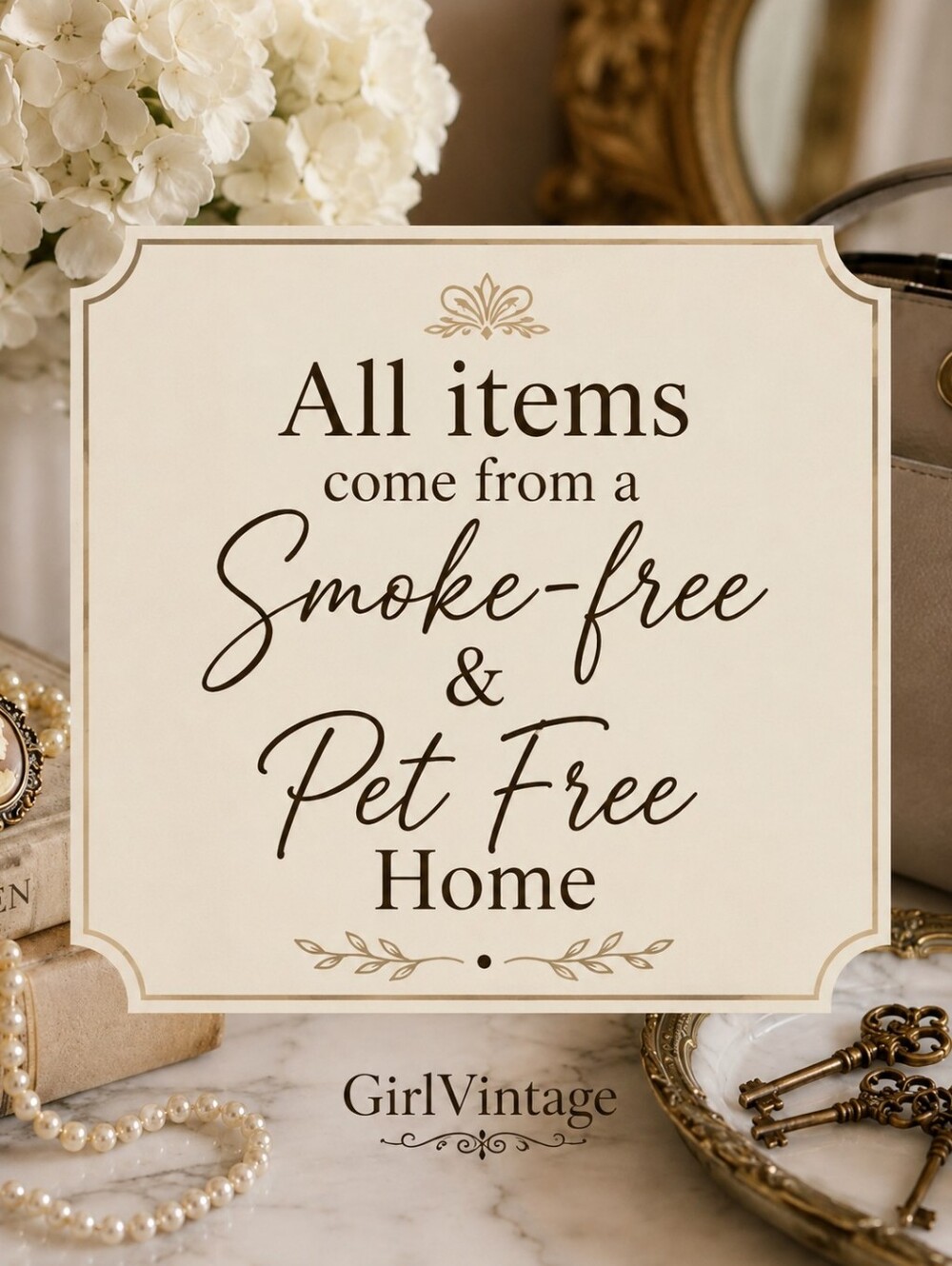 This Is A Smoke-Free & Pet Free Closet